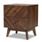 Baxton Studio Hartman Mid-Century Walnut Brown Finished Wood 2-Drawer Nightstand 193-11719-ZORO - alternate 9